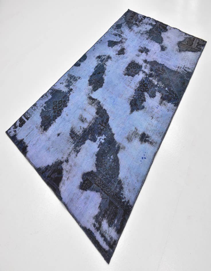 Detail image of 4' 10 x 8' 7  Hand Knotted Ultra Vintage Persian Wool Rug