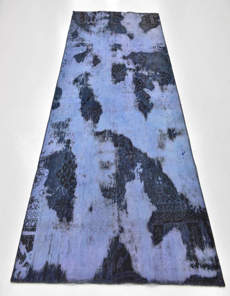 Detail image of 4' 10 x 8' 7  Hand Knotted Ultra Vintage Persian Wool Rug