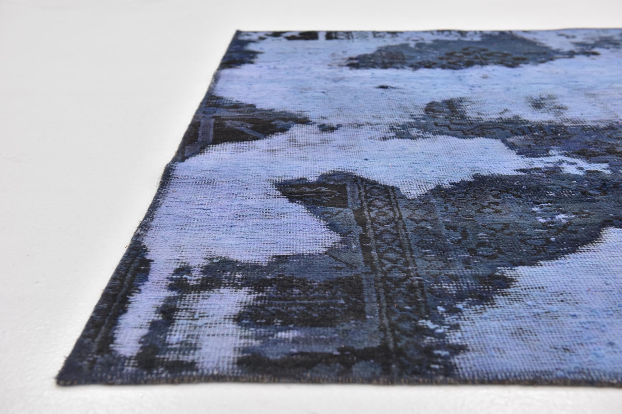 4' 10 x 8' 7 Hand Knotted Ultra Vintage Persian Wool Rug