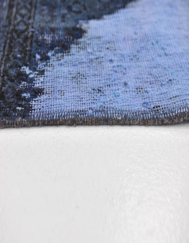 Detail image of 4' 10 x 8' 7  Hand Knotted Ultra Vintage Persian Wool Rug