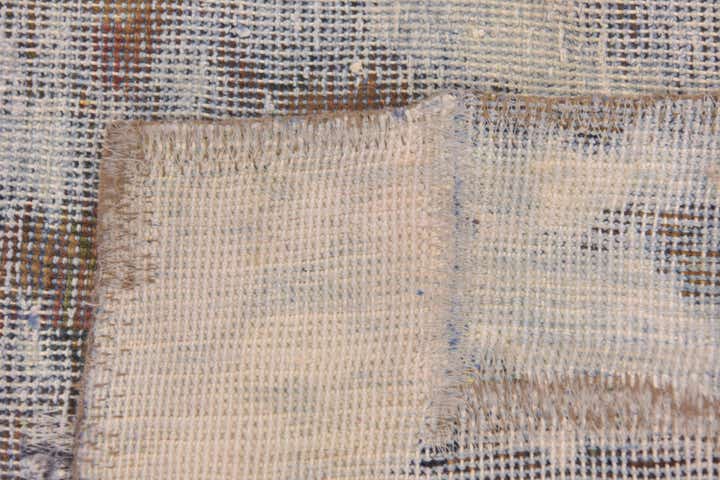 5' 9 x 9' Hand Knotted Ultra Vintage Persian Wool Rug