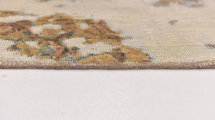 Detail image of 5' 9 x 9' Hand Knotted Ultra Vintage Persian Wool Rug
