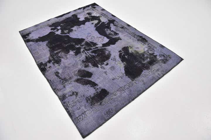 4' 8 x 6' 3 Hand Knotted Ultra Vintage Persian Wool Rug