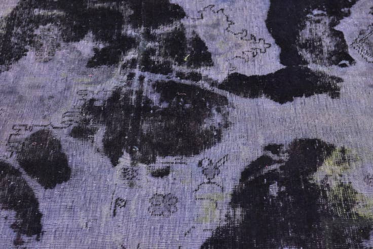 Detail image of 4' 8 x 6' 3 Hand Knotted Ultra Vintage Persian Wool Rug