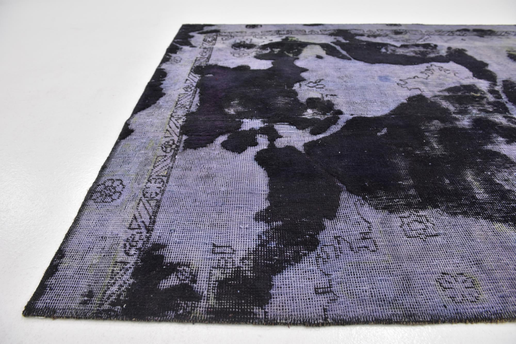 4' 8 x 6' 3 Hand Knotted Ultra Vintage Persian Wool Rug