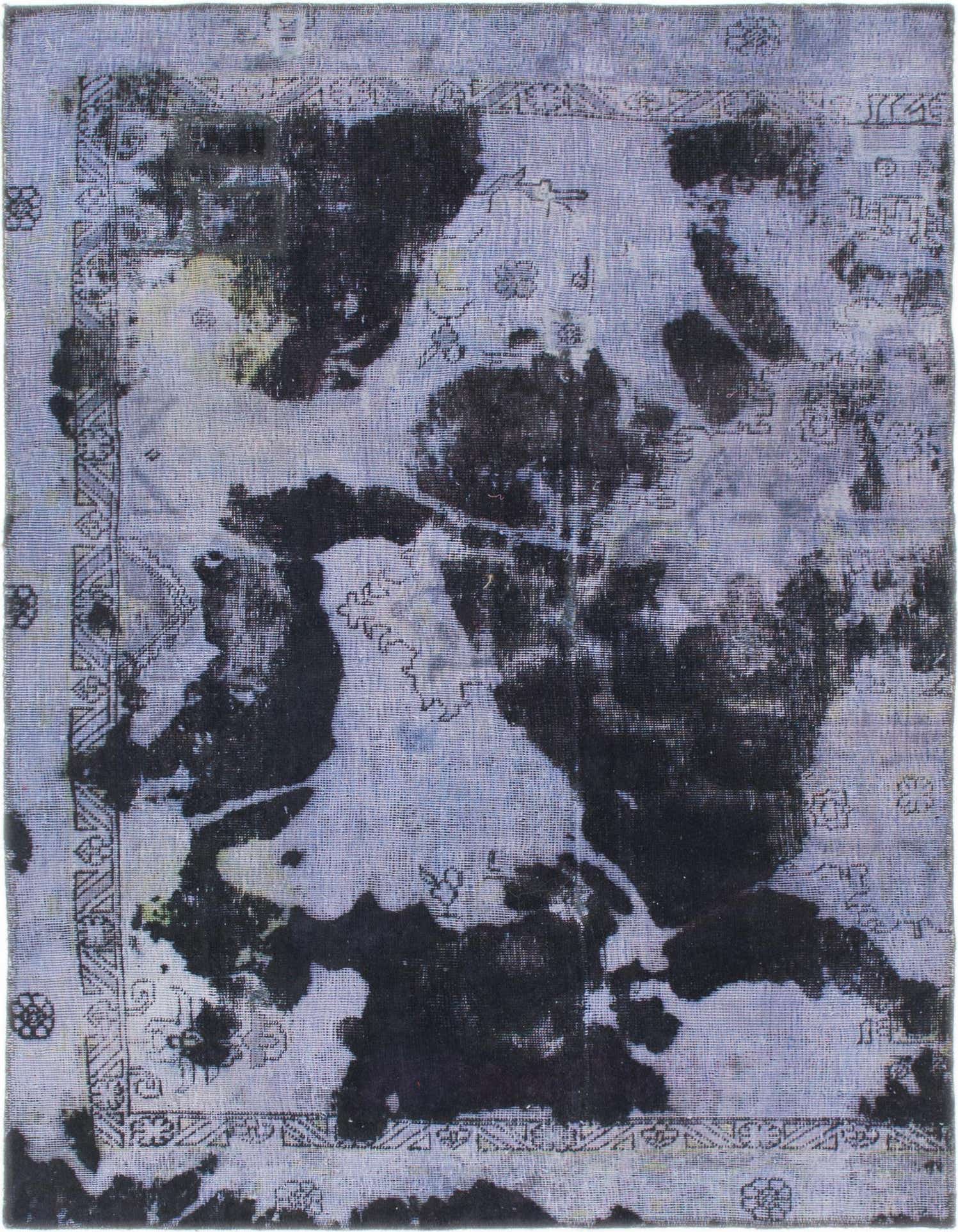 Primary image 4' 8 x 6' 3  Hand Knotted Ultra Vintage Persian Wool Rug