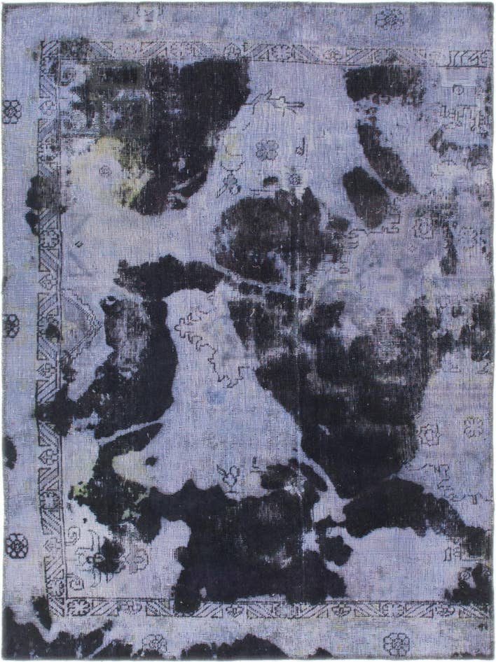 Detail image of 4' 8 x 6' 3 Hand Knotted Ultra Vintage Persian Wool Rug