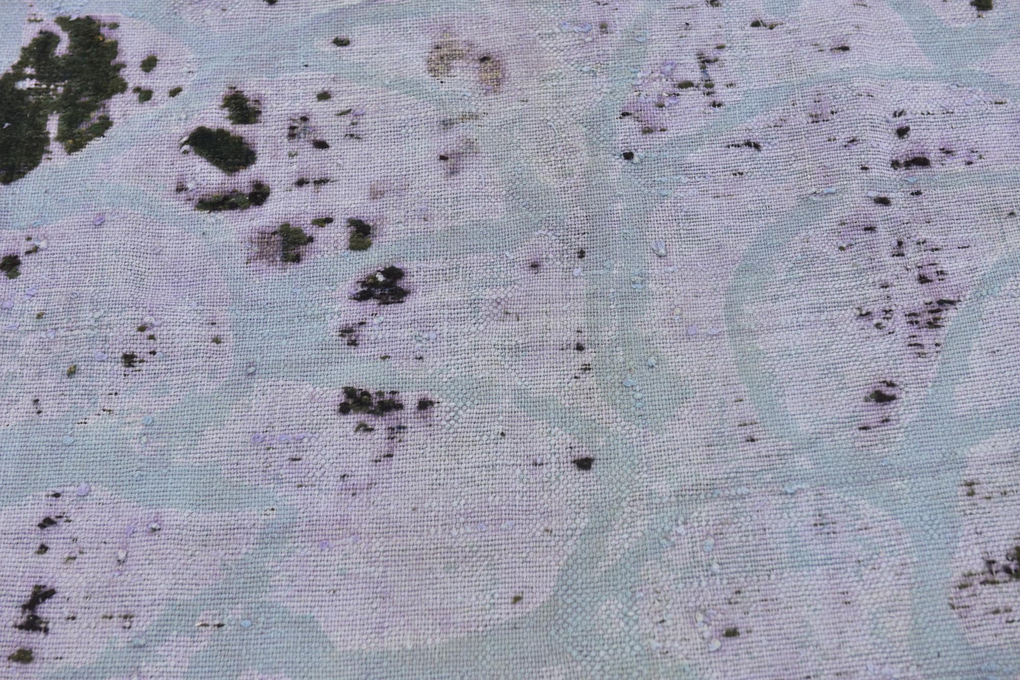 4' 5 x 7' 2 Hand Knotted Ultra Vintage Persian Wool Rug