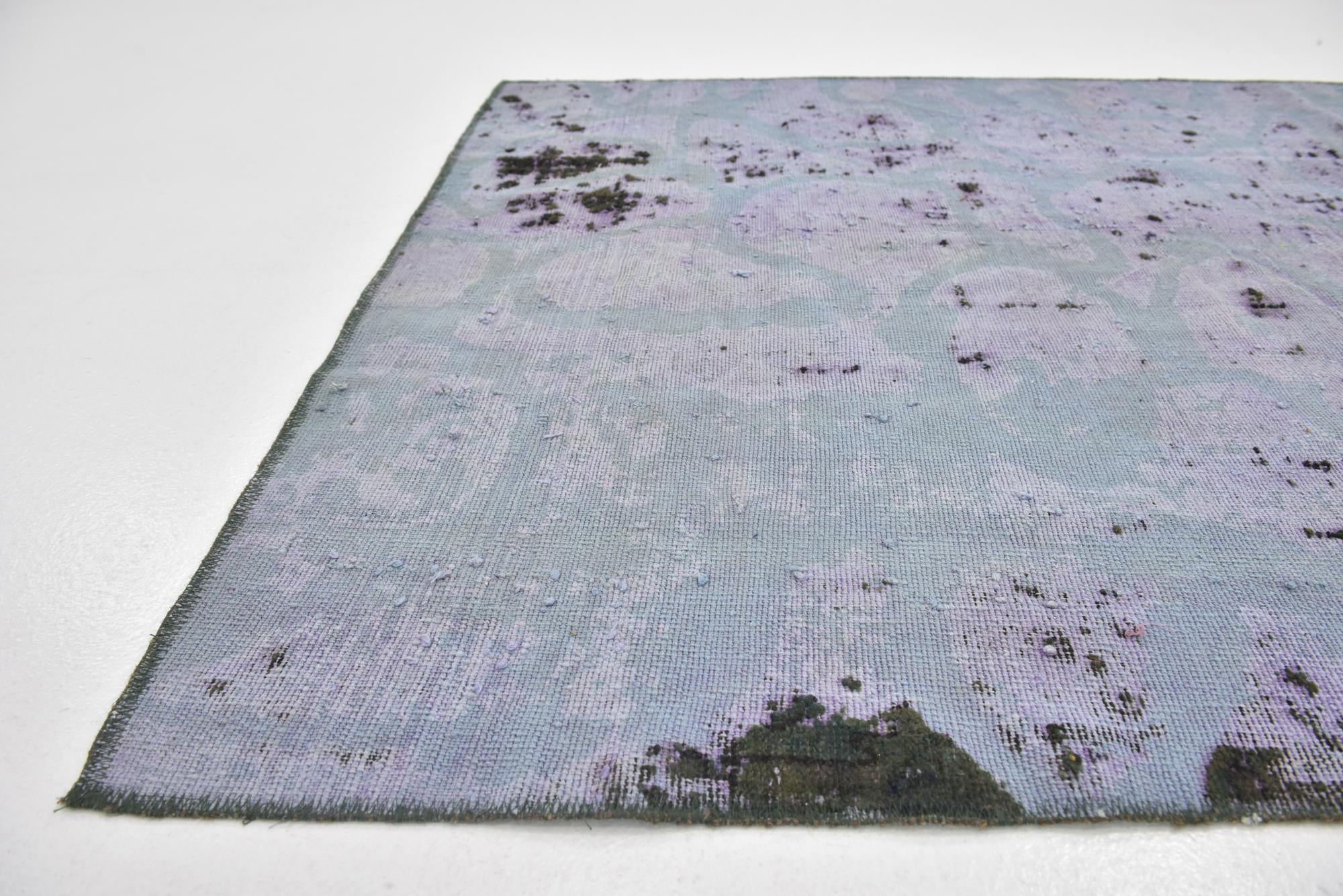 4' 5 x 7' 2 Hand Knotted Ultra Vintage Persian Wool Rug