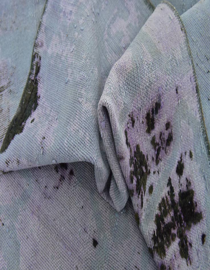 Detail image of 4' 5 x 7' 2  Hand Knotted Ultra Vintage Persian Wool Rug