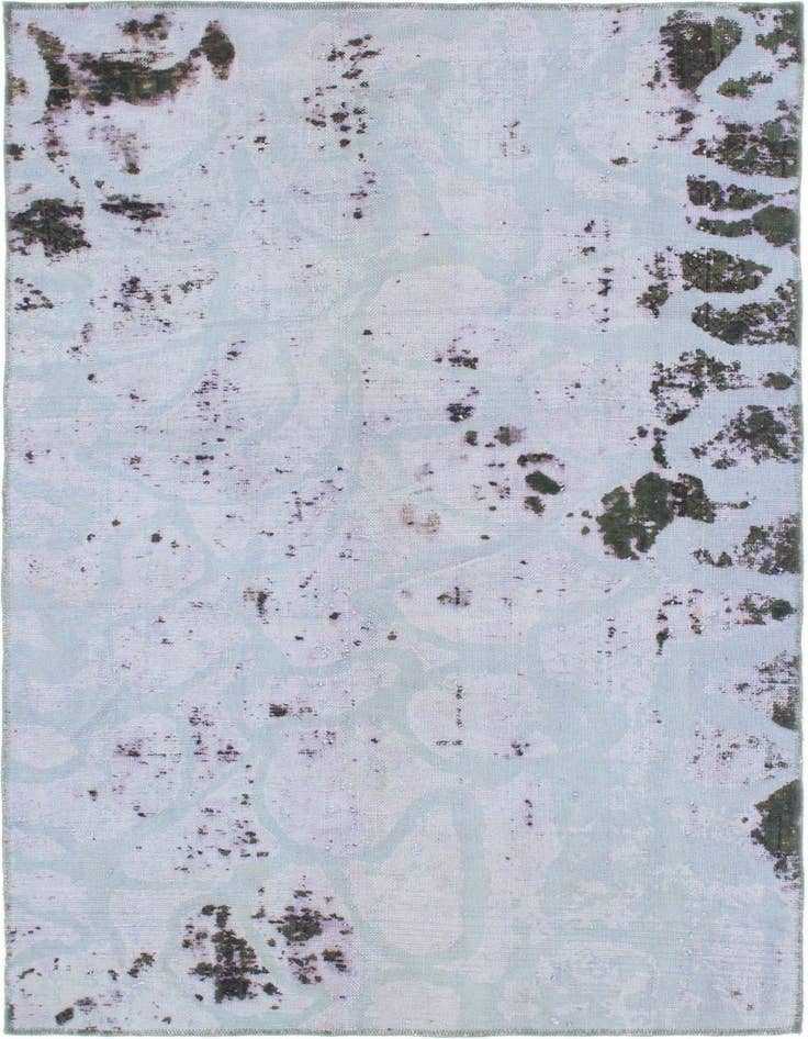 Detail image of 4' 5 x 7' 2 Hand Knotted Ultra Vintage Persian Wool Rug