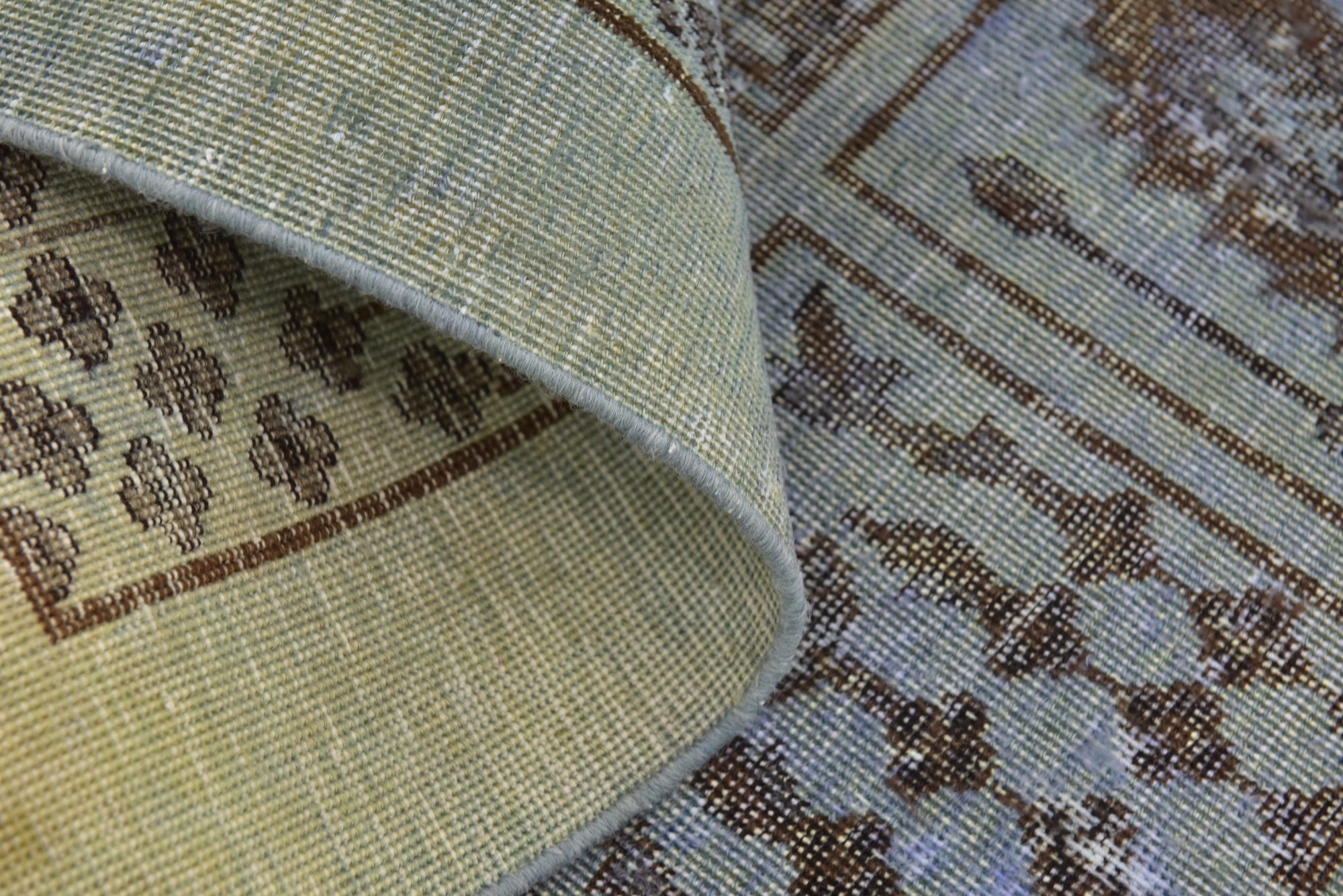4' 6 x 5' 7 Hand Knotted Ultra Vintage Persian Wool Rug