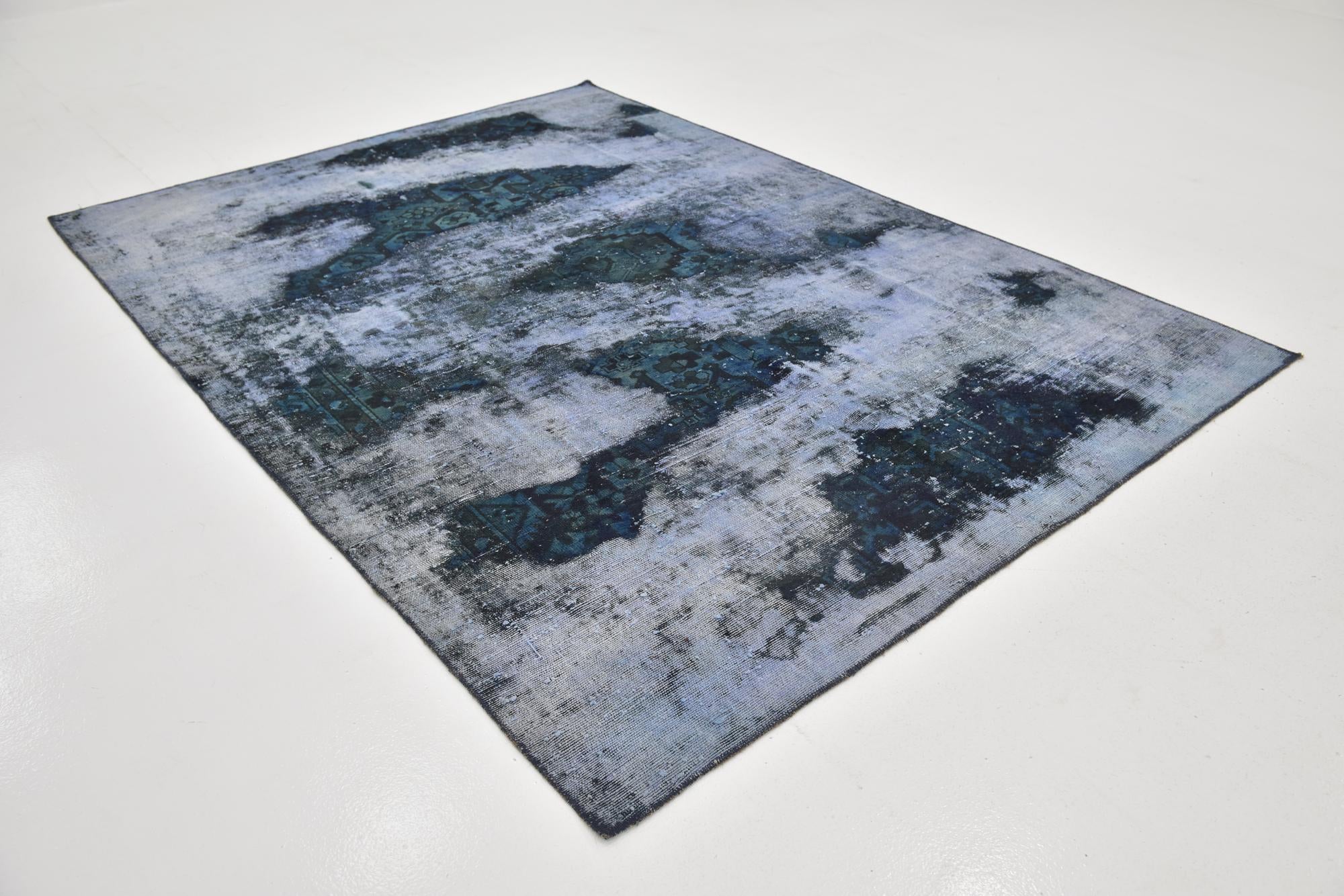 6' 6 x 9' Hand Knotted Ultra Vintage Persian Wool Rug