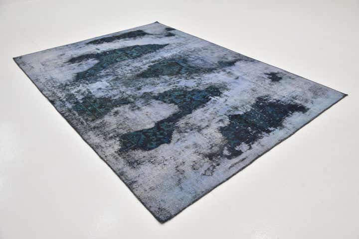 6' 6 x 9' Hand Knotted Ultra Vintage Persian Wool Rug