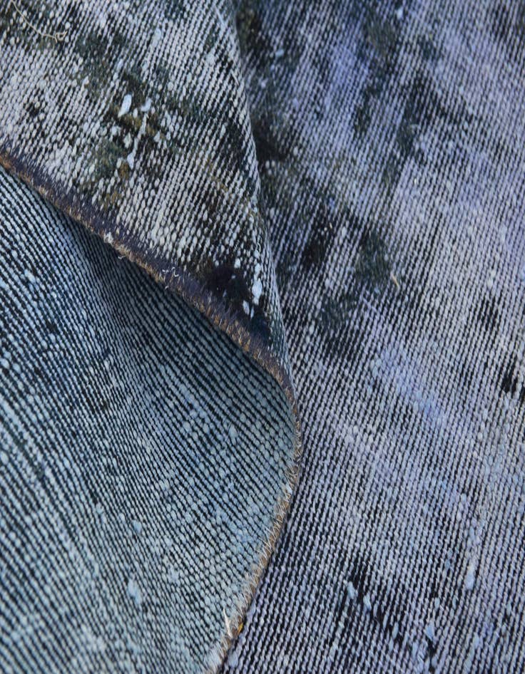 Detail image of 6' 6 x 9'  Hand Knotted Ultra Vintage Persian Wool Rug