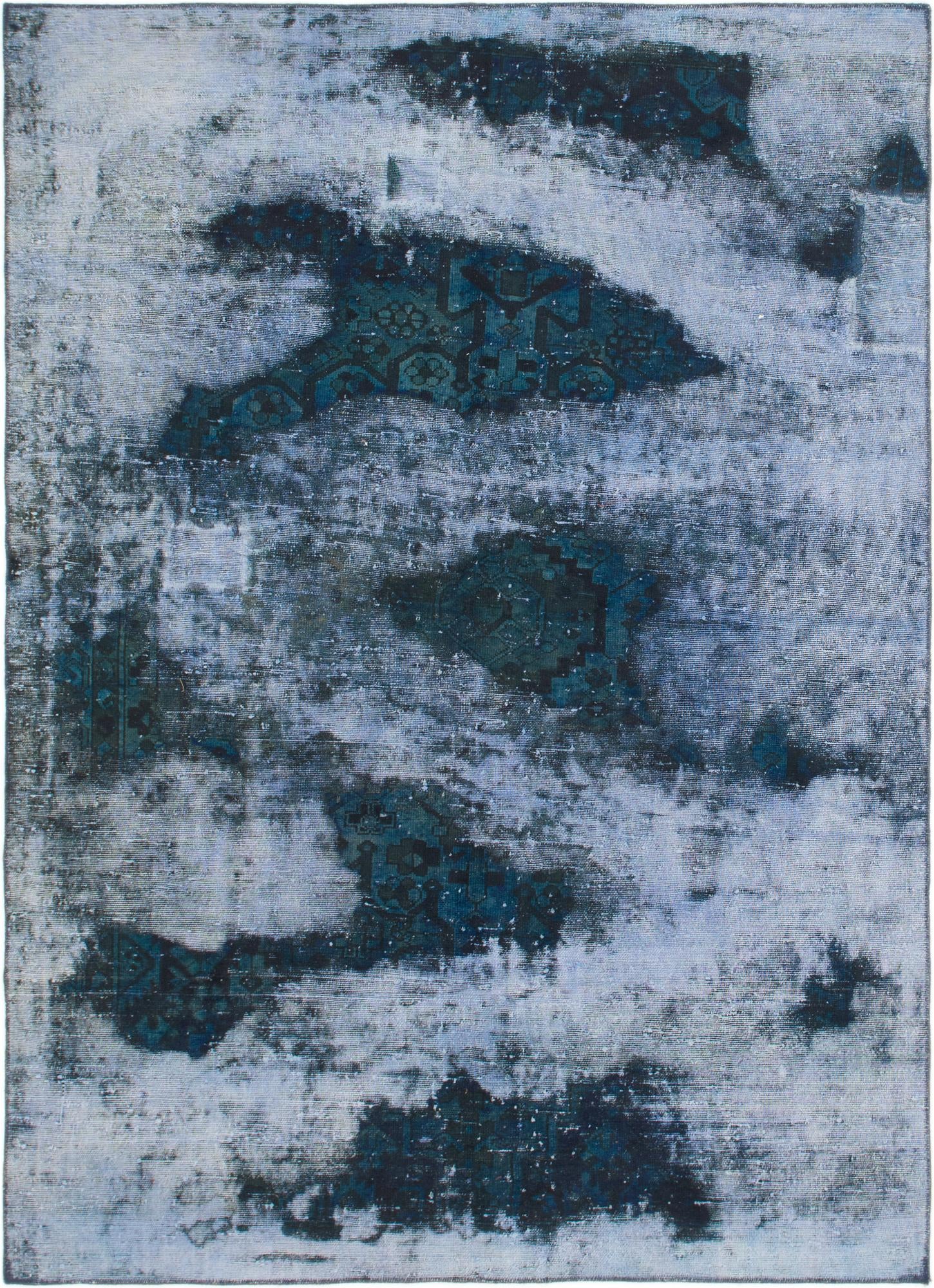 6' 6 x 9' Hand Knotted Ultra Vintage Persian Wool Rug
