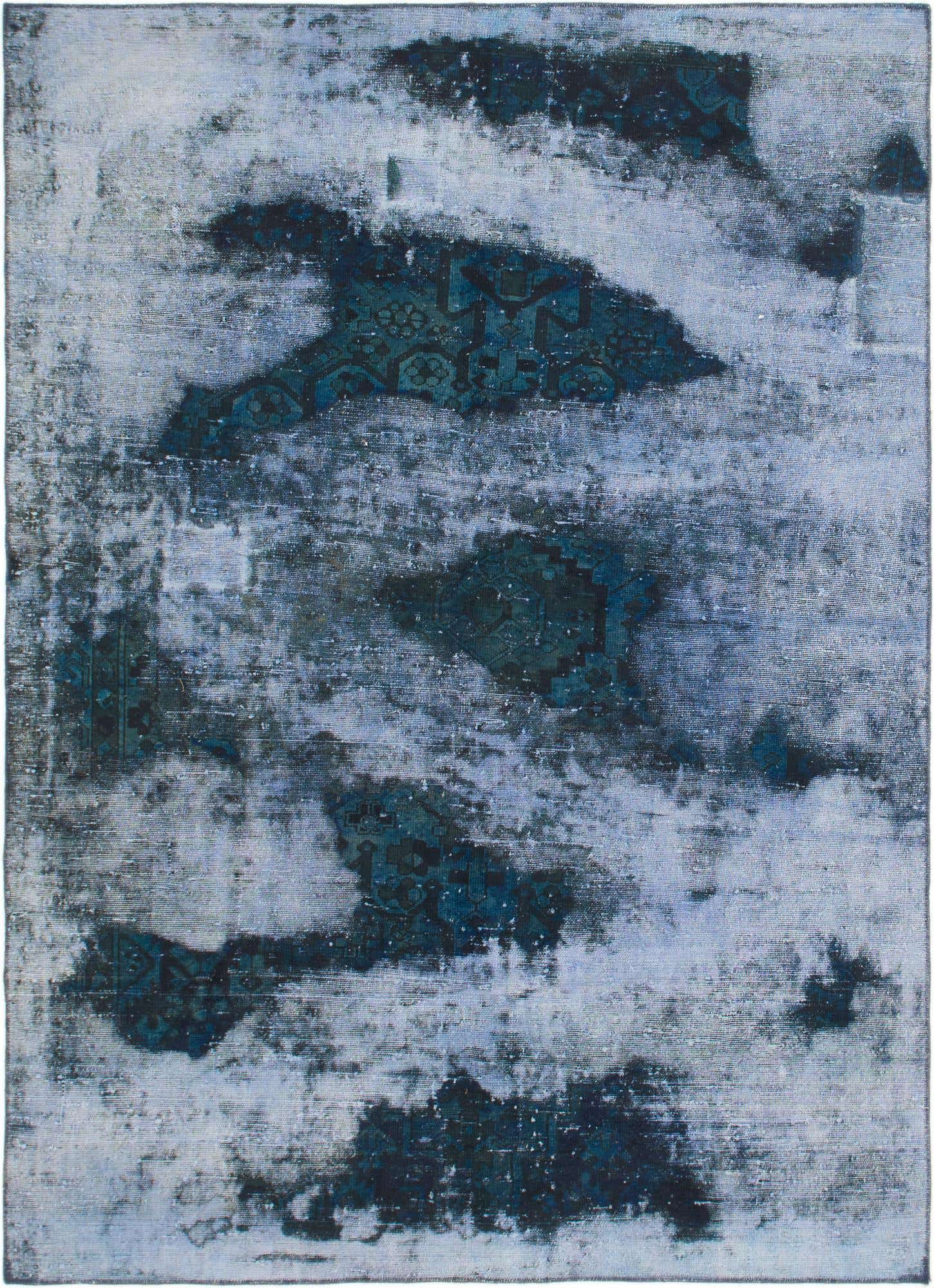 6' 6 x 9' Hand Knotted Ultra Vintage Persian Wool Rug