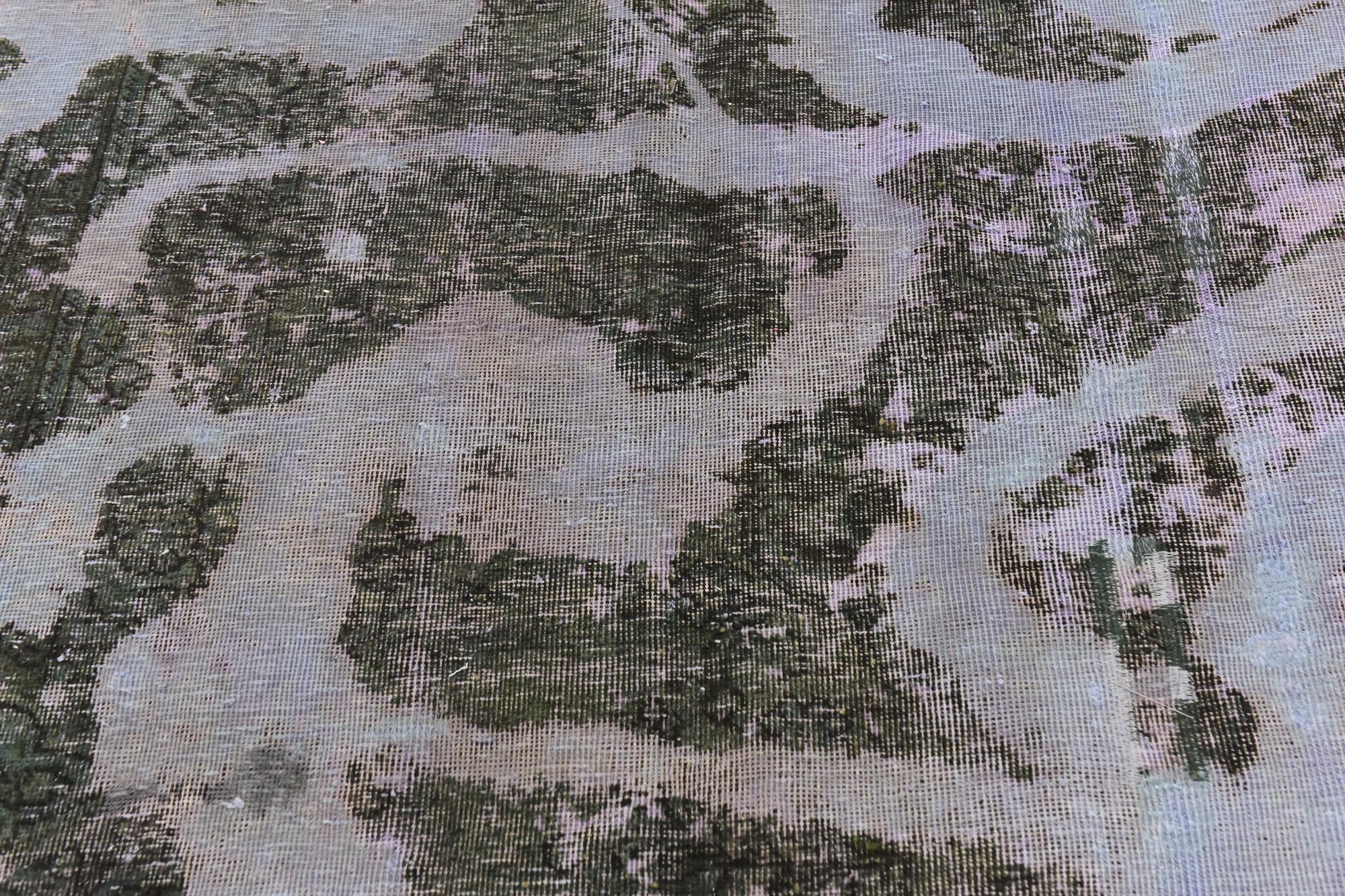 185cm x 270cm anudado a mano Ultra Vintage Alfombra Persa Lana