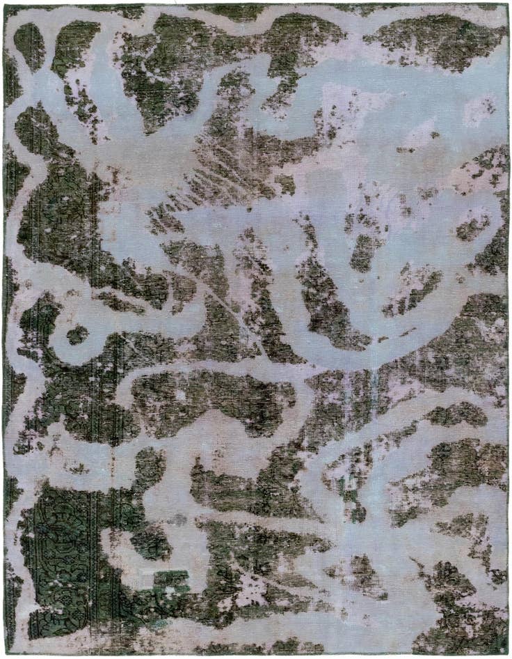 Detail image of 6' x 8' 10 Hand Knotted Ultra Vintage Persian Wool Rug