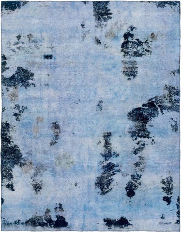 Detail image of 5' 10 x 8' 9 Hand Knotted Ultra Vintage Persian Wool Rug