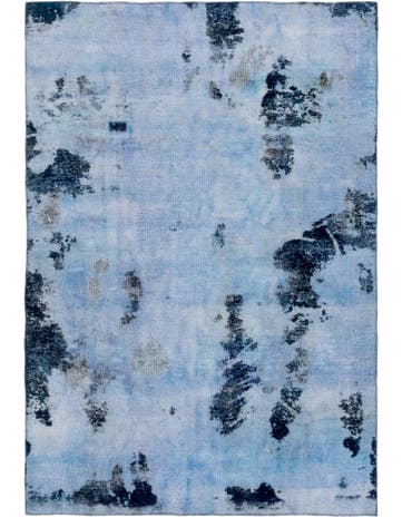 5' 10 x 8' 9 Hand Knotted Ultra Vintage Persian Wool Rug