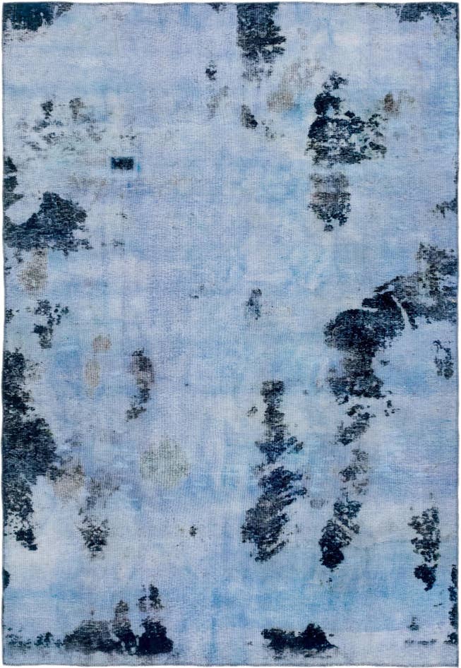 Detail image of 5' 10 x 8' 9 Hand Knotted Ultra Vintage Persian Wool Rug