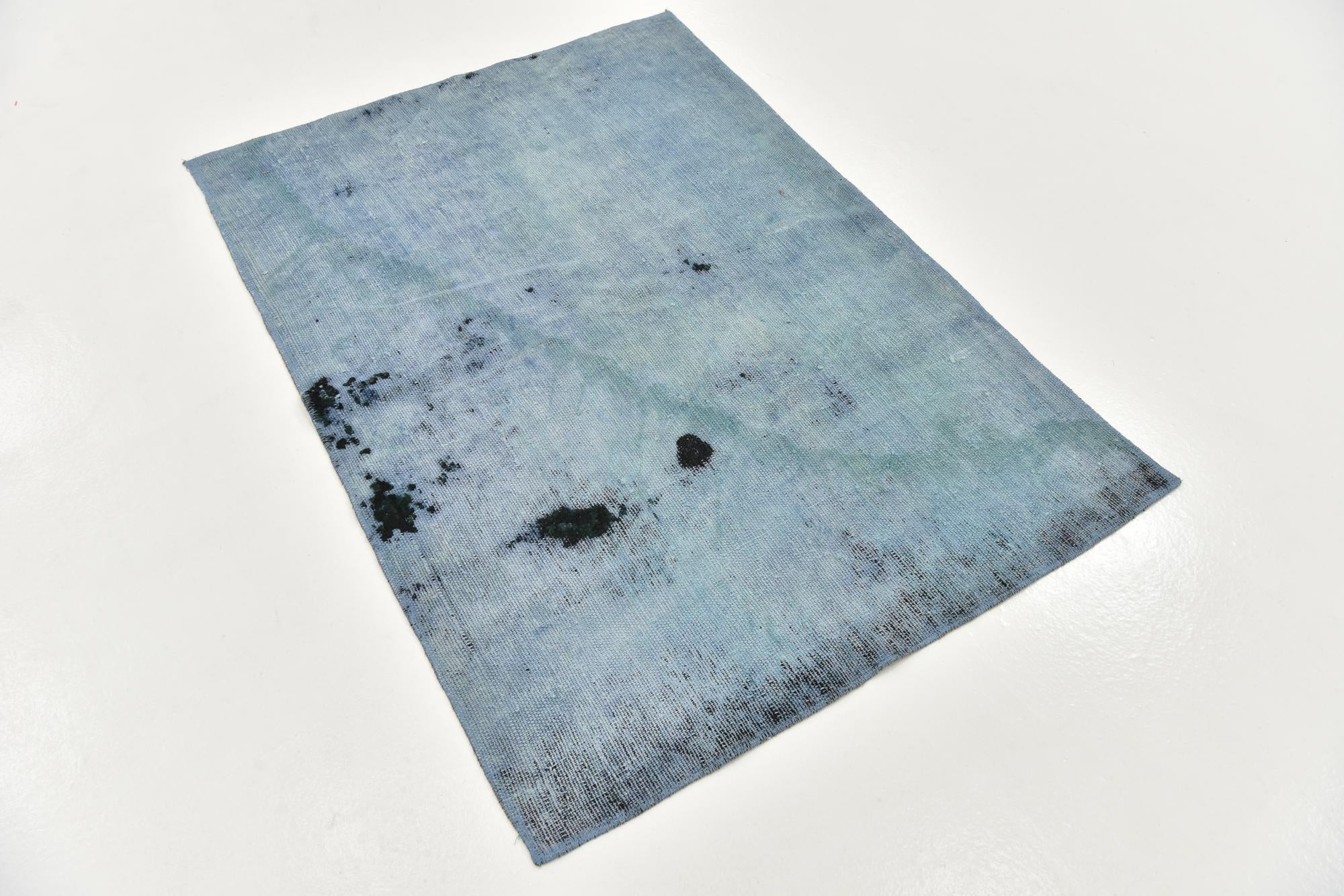 3' 5 x 4' 9 Hand Knotted Ultra Vintage Persian Wool Rug