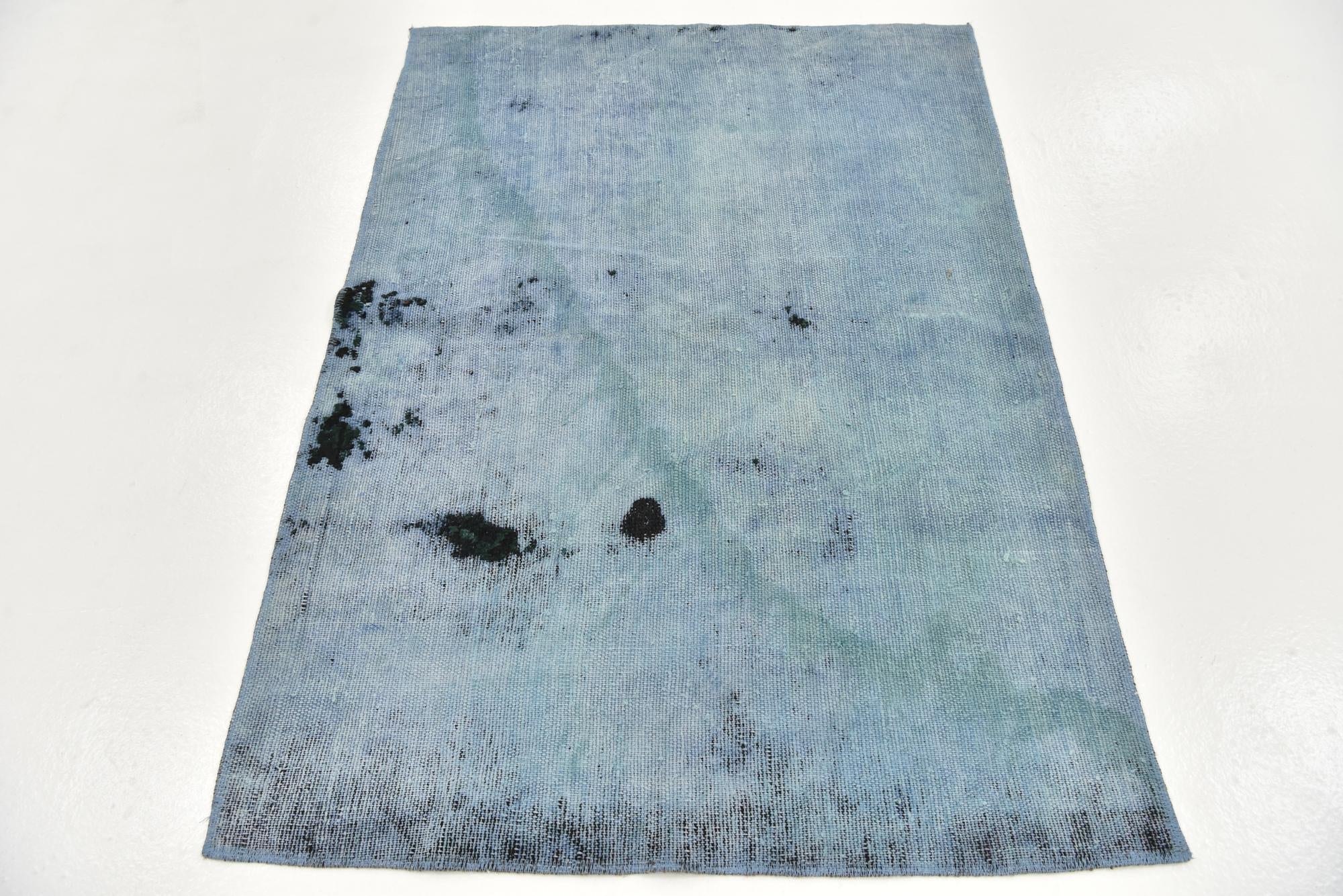 3' 5 x 4' 9 Hand Knotted Ultra Vintage Persian Wool Rug