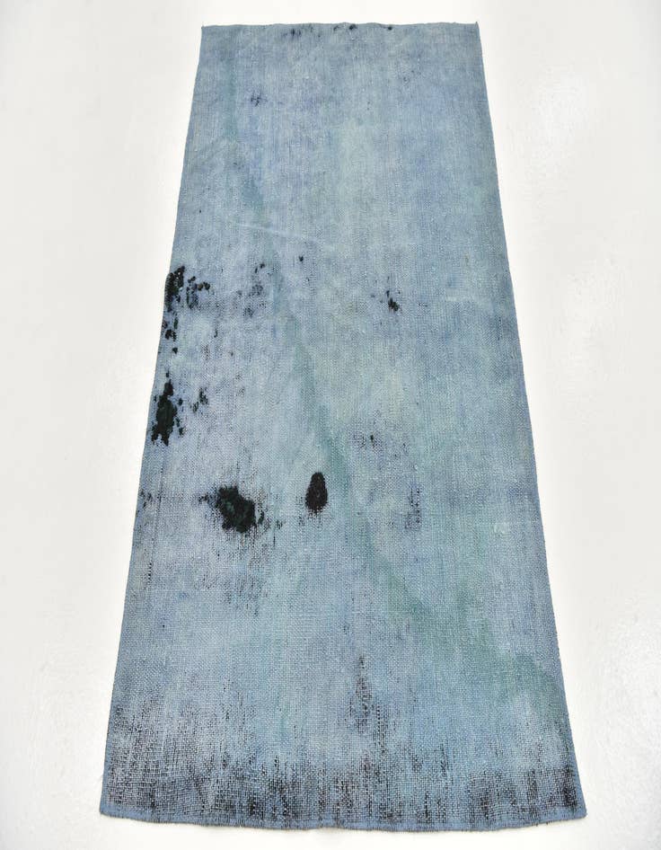 Detail image of 3' 5 x 4' 9  Hand Knotted Ultra Vintage Persian Wool Rug