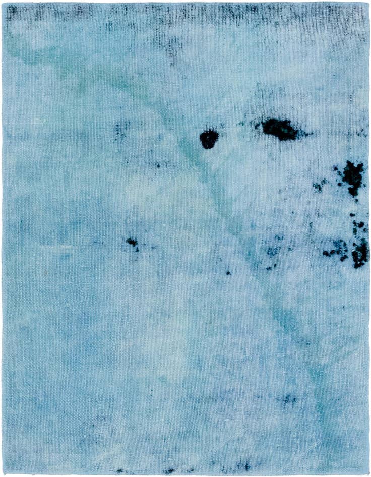 Detail image of 3' 5 x 4' 9 Hand Knotted Ultra Vintage Persian Wool Rug