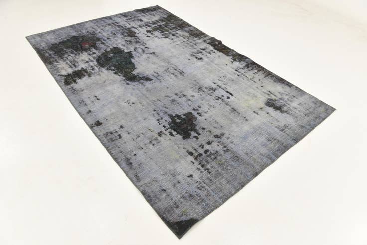Detail image of 6' 4 x 9' 8 Hand Knotted Ultra Vintage Persian Wool Rug