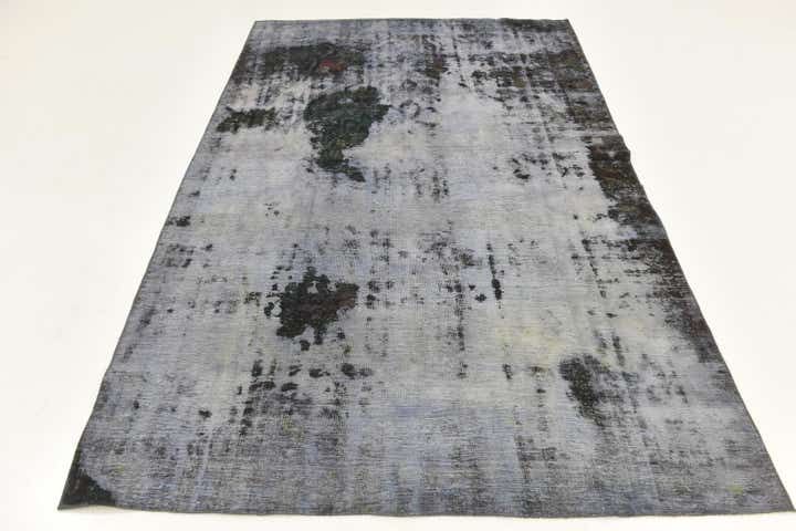 6' 4 x 9' 8 Hand Knotted Ultra Vintage Persian Wool Rug