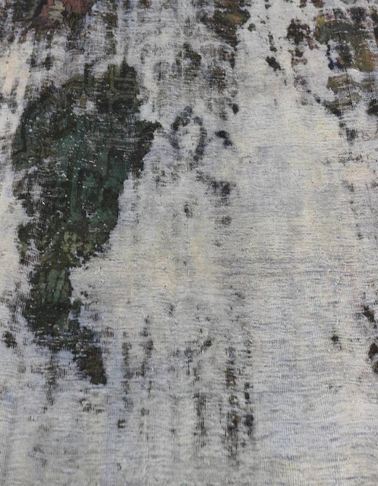 Detail image of 6' 4 x 9' 8  Hand Knotted Ultra Vintage Persian Wool Rug