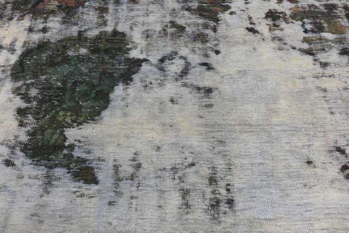 6' 4 x 9' 8 Hand Knotted Ultra Vintage Persian Wool Rug