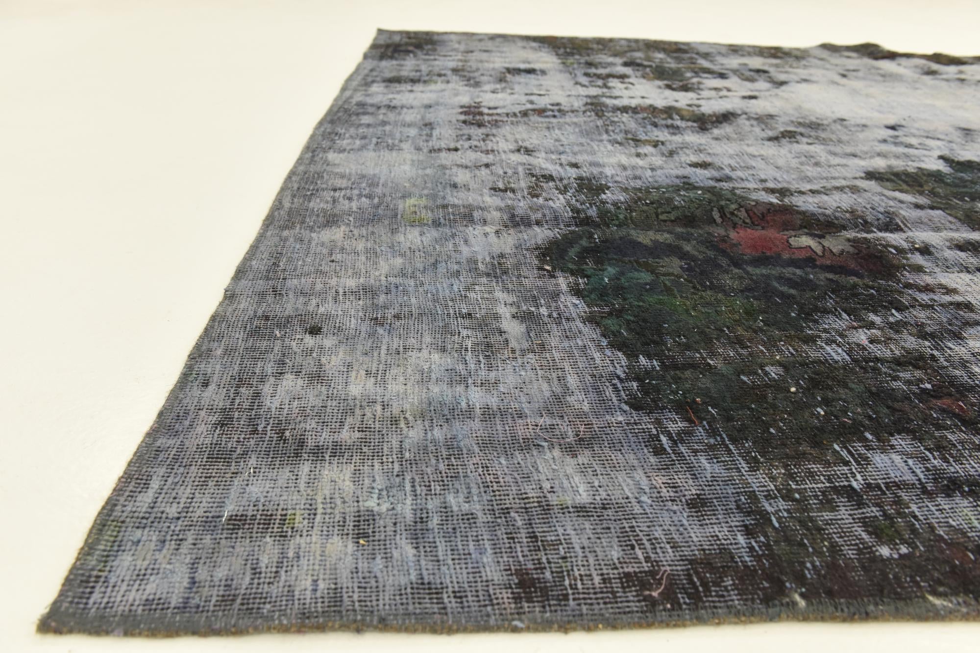6' 4 x 9' 8 Hand Knotted Ultra Vintage Persian Wool Rug