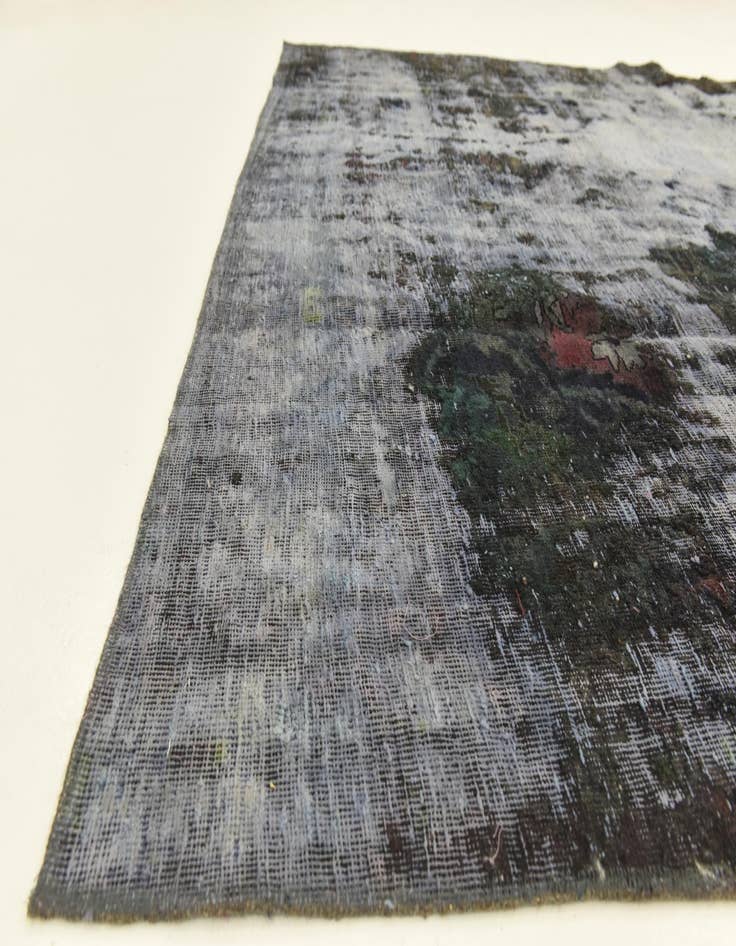 Detail image of 6' 4 x 9' 8  Hand Knotted Ultra Vintage Persian Wool Rug