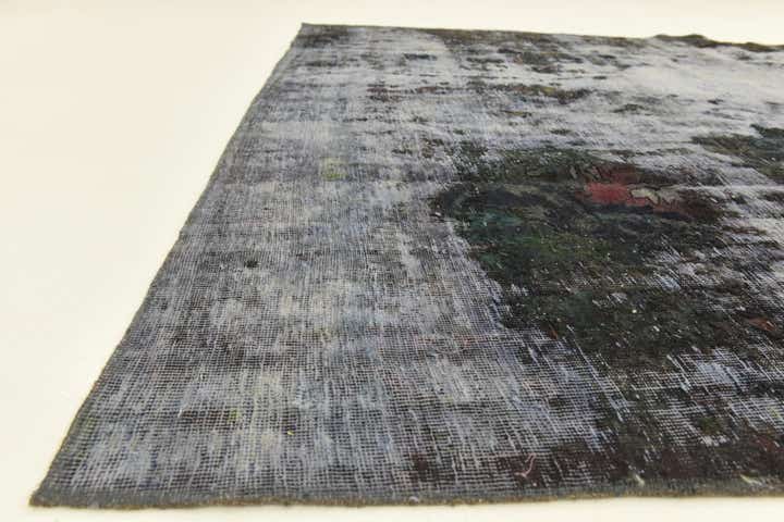 6' 4 x 9' 8 Hand Knotted Ultra Vintage Persian Wool Rug