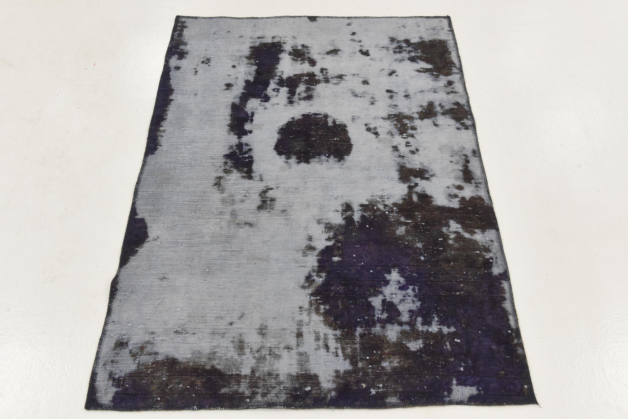 3' 7 x 5' Hand Knotted Ultra Vintage Persian Wool Rug