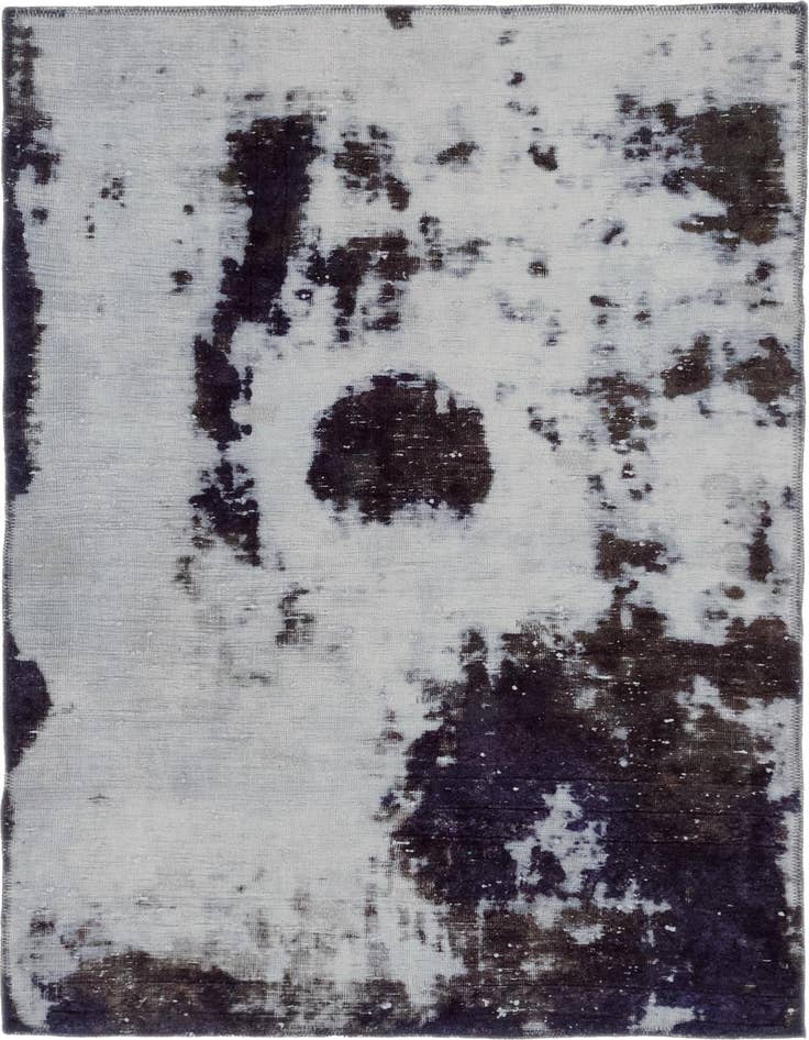 Detail image of 3' 7 x 5' Hand Knotted Ultra Vintage Persian Wool Rug