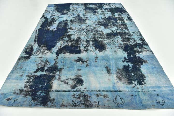 7' 2 x 10' 7 Hand Knotted Ultra Vintage Persian Wool Rug
