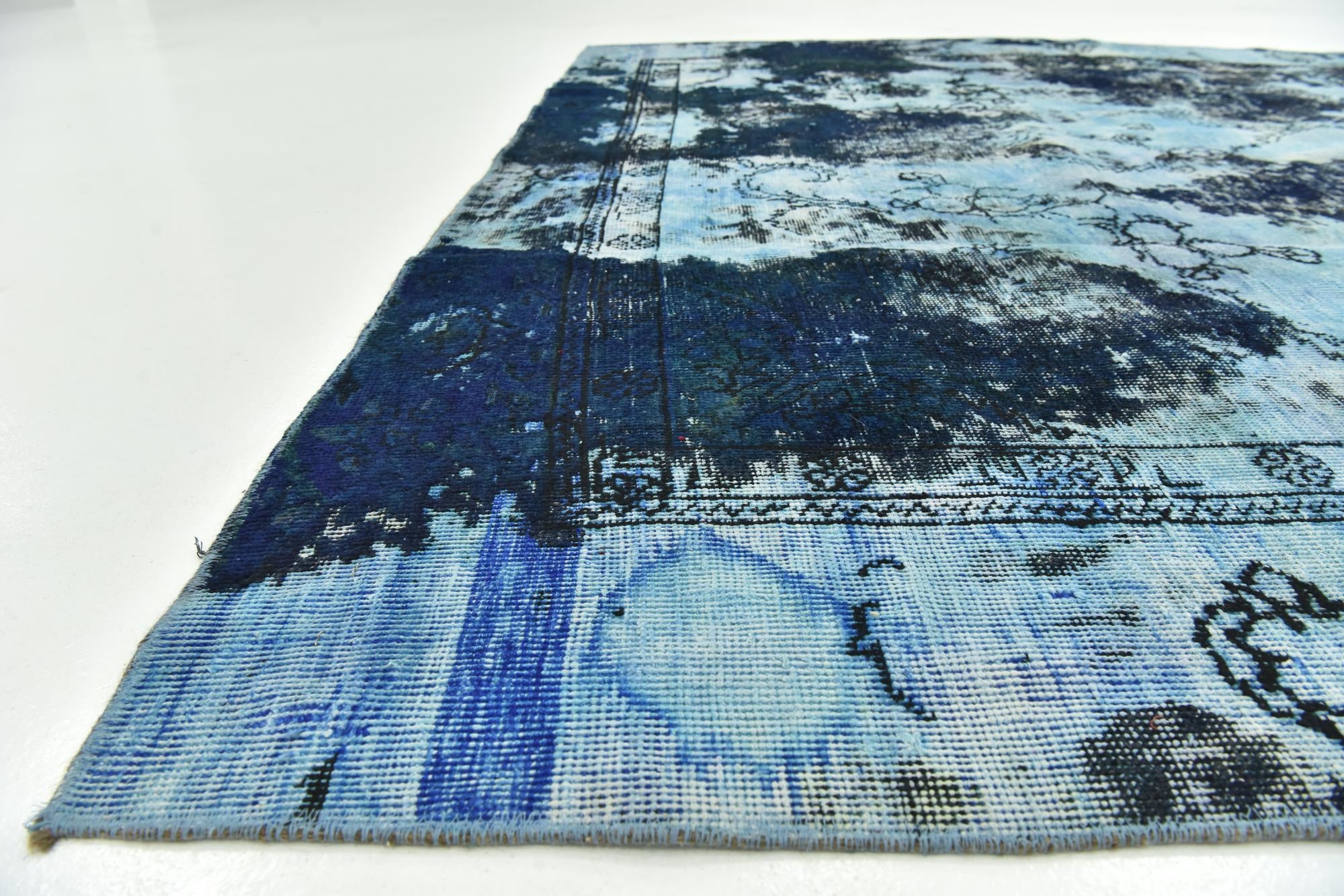 7' 2 x 10' 7 Hand Knotted Ultra Vintage Persian Wool Rug