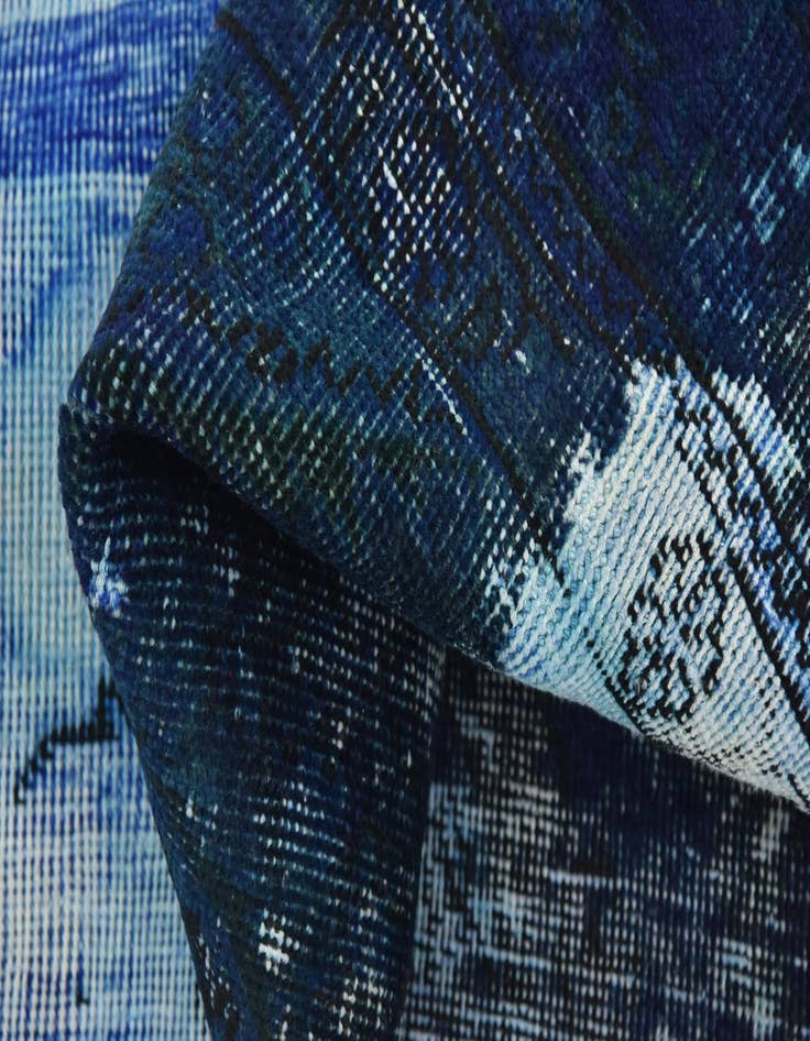 Detail image of 7' 2 x 10' 7  Hand Knotted Ultra Vintage Persian Wool Rug