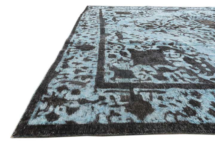 9' 9 x 12' 7 Hand Knotted Ultra Vintage Persian Wool Rug