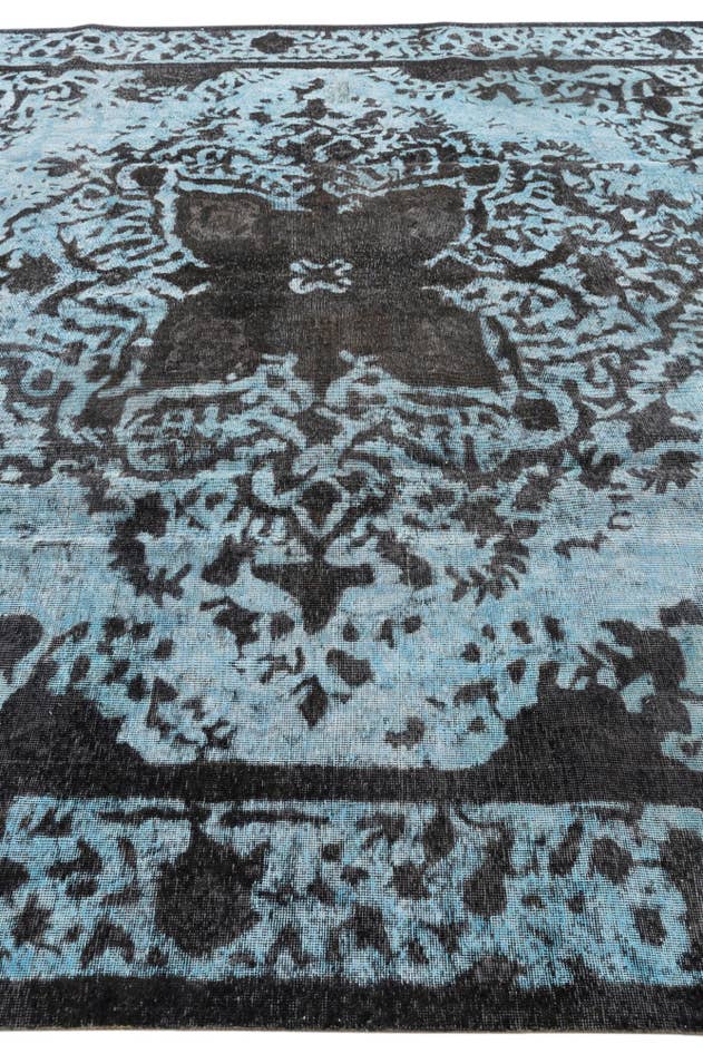 Detail image of 9' 9 x 12' 7 Hand Knotted Ultra Vintage Persian Wool Rug