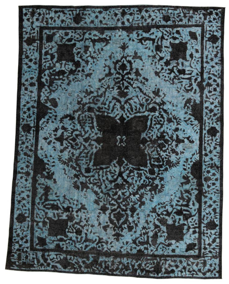 Detail image of 9' 9 x 12' 7 Hand Knotted Ultra Vintage Persian Wool Rug