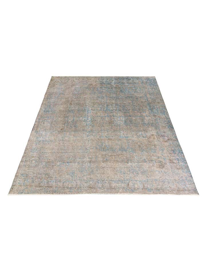 9' 3 x 12' Hand Knotted Ultra Vintage Persian Wool Rug