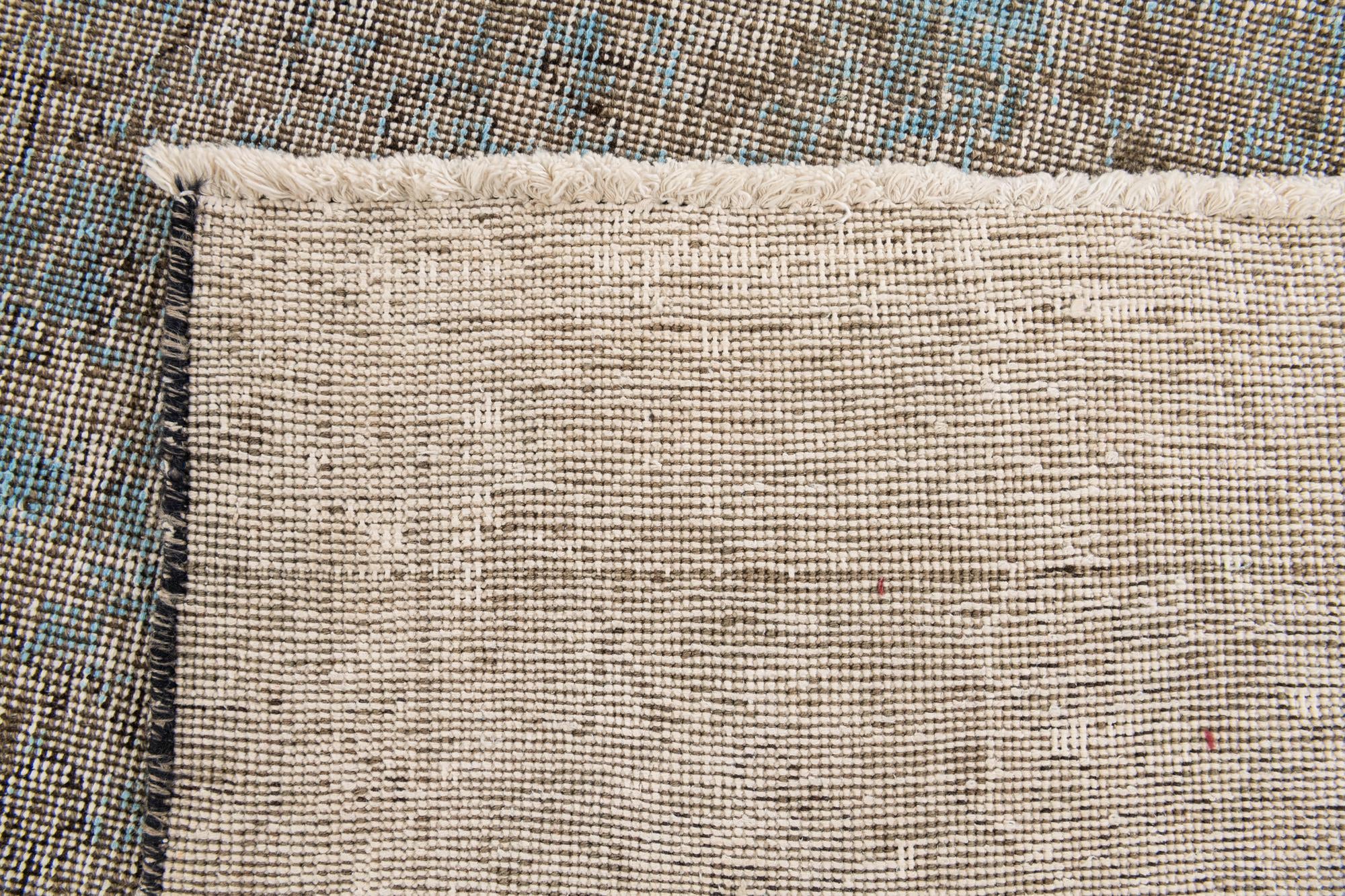 9' 3 x 12' Hand Knotted Ultra Vintage Persian Wool Rug