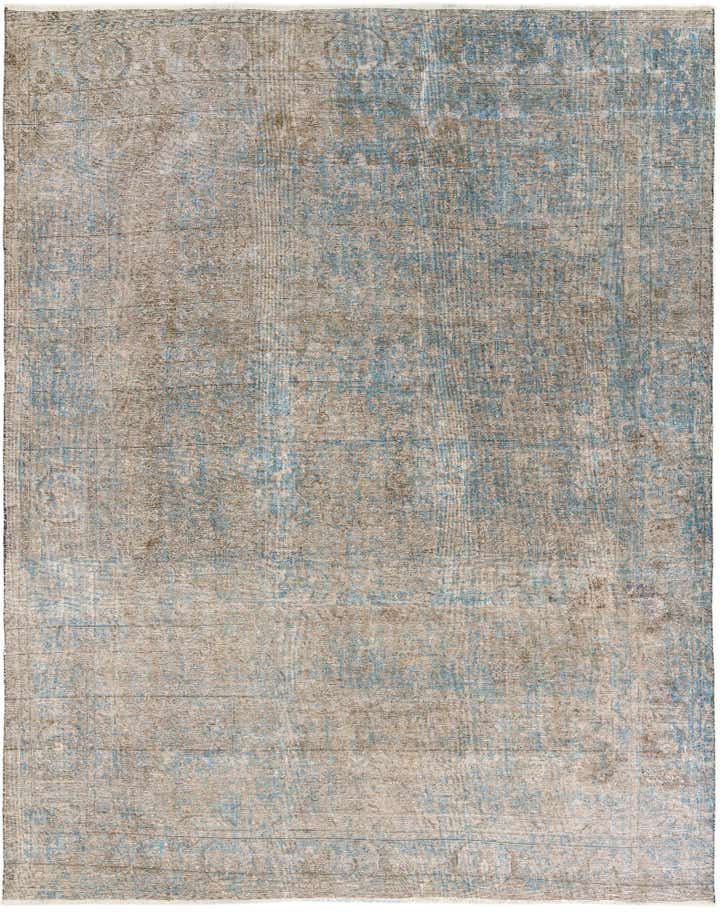 9' 3 x 12' Hand Knotted Ultra Vintage Persian Wool Rug