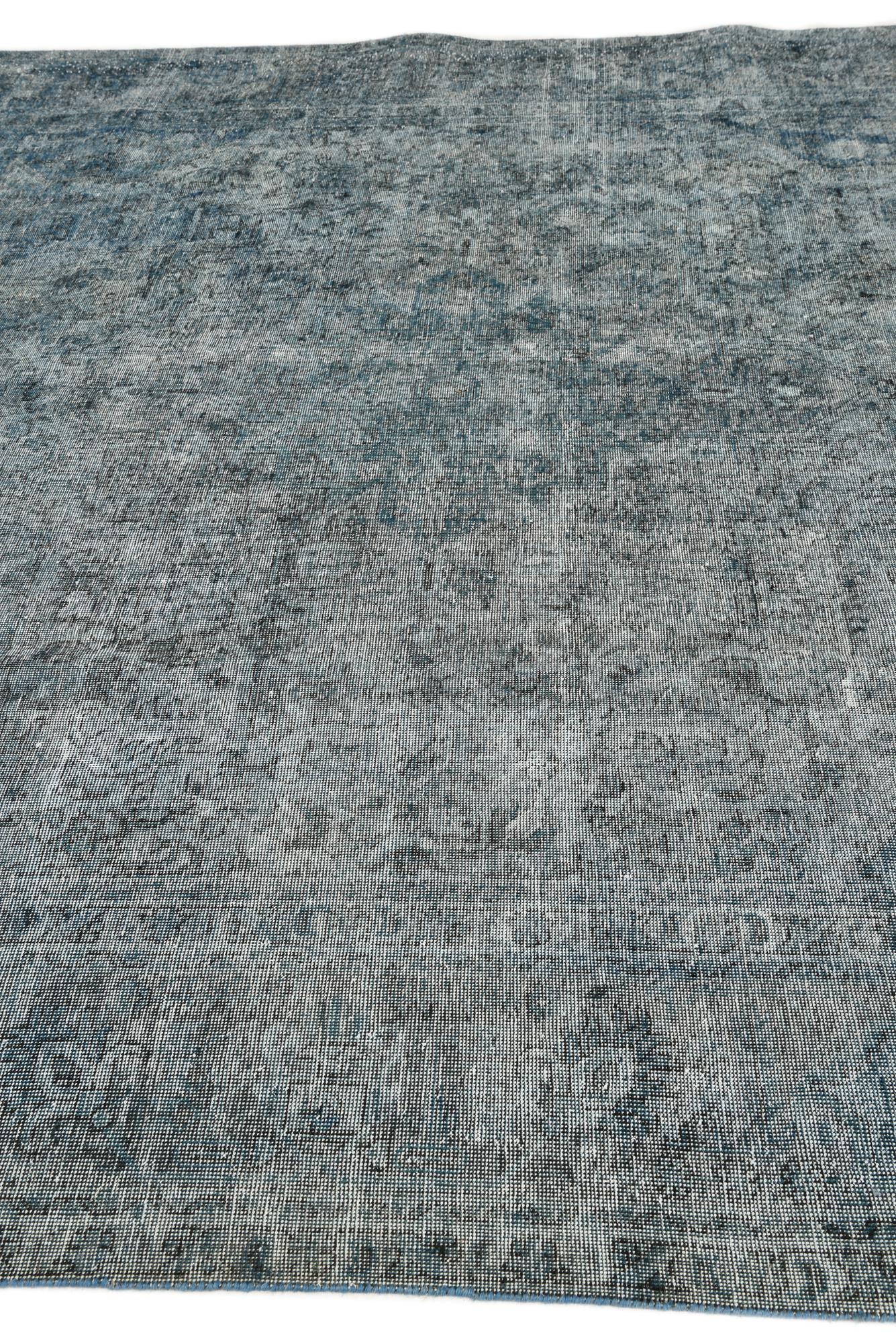 9' 7 x 12' 8 Hand Knotted Ultra Vintage Persian Wool Rug