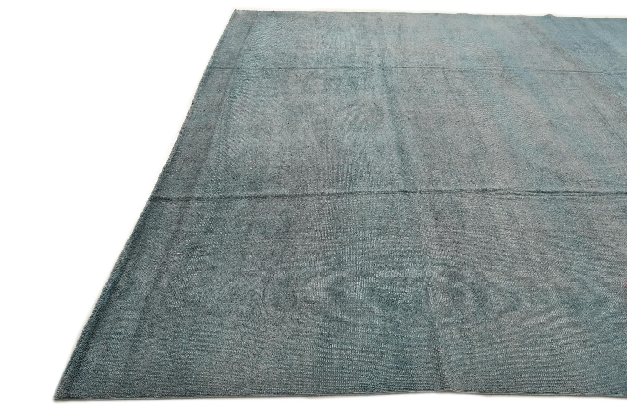 9' 9 x 13' 4 Hand Knotted Ultra Vintage Persian Wool Rug